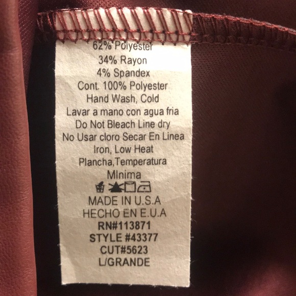 🎉HP🎉KNIT & FAUX LEATHER DRESS - Picture 5 of 5